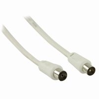 Nedis CSGP40000WT150 Coaxkabel 90 Db Iec (coax) Male - Iec (coax) Female 15 M Wit