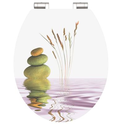 SCHÜTTE Toiletbril met soft-close BALANCE MDF hoogglans