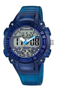 Horlogeband Calypso K5601-7 Rubber Blauw