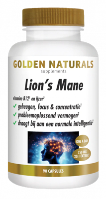 Golden Naturals Lion&apos;s Mane Capsules