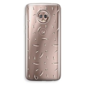 Hipster stripes: Motorola Moto G6 Transparant Hoesje
