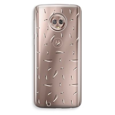 Hipster stripes: Motorola Moto G6 Transparant Hoesje
