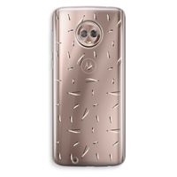 Hipster stripes: Motorola Moto G6 Transparant Hoesje