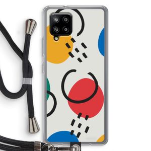Illustratieve pop 3: Samsung Galaxy A42 5G Transparant Hoesje met koord