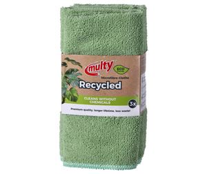 Multy Gerecyclede Microvezeldoeken 3 Stuks Eco