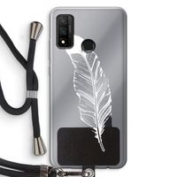 Pluim: Huawei P Smart (2020) Transparant Hoesje met koord