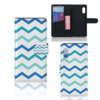 Samsung Xcover Pro | Telefoon Hoesje | Zigzag Blauw