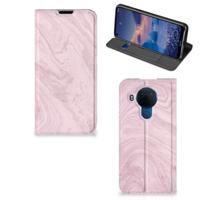 Nokia 5.4 | Standcase | Marble Pink - Origineel Cadeau Vriendin