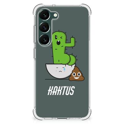 Samsung Galaxy S23 Plus Stevig | Bumper Hoesje | Cactus Poo Samsung Galaxy S23 Plus Stevig | Bumper Hoesje | Cactus Poo