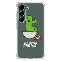 Samsung Galaxy S23 Plus Stevig | Bumper Hoesje | Cactus Poo