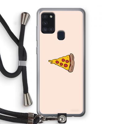 You Complete Me #1: Samsung Galaxy A21s Transparant Hoesje met koord