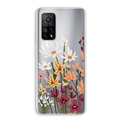 Painted wildflowers: Xiaomi Mi 10T 5G Transparant Hoesje