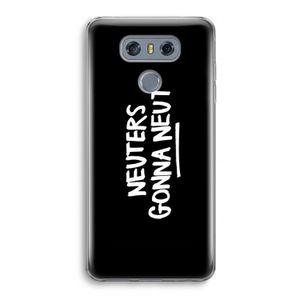 Neuters (zwart): LG G6 Transparant Hoesje