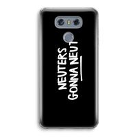 Neuters (zwart): LG G6 Transparant Hoesje