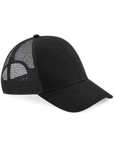 Beechfield CB60 Organic Cotton Trucker Cap - Black - One Size