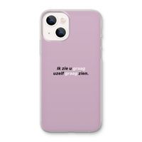 uzelf graag zien: iPhone 13 mini Transparant Hoesje
