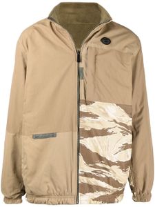 AAPE BY *A BATHING APE® veste zippée à imprimé camouflage - Marron