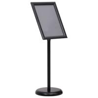VidaXL Posterstandaard a3 aluminiumlegering zwart