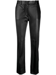 JOSEPH pantalon slim en cuir - Noir