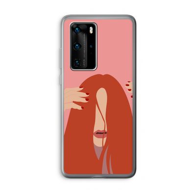 Woke up like this: Huawei P40 Pro Transparant Hoesje