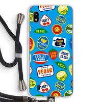 Fruitsticker: Samsung Galaxy A10 Transparant Hoesje met koord