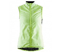 Craft Essence Light Wind mouwloos fietsvest geel dames