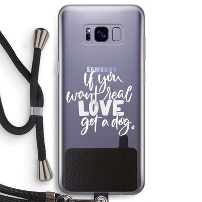 Partner in crime: Samsung Galaxy S8 Transparant Hoesje met koord