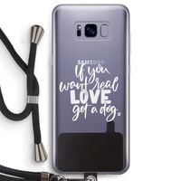 Partner in crime: Samsung Galaxy S8 Transparant Hoesje met koord