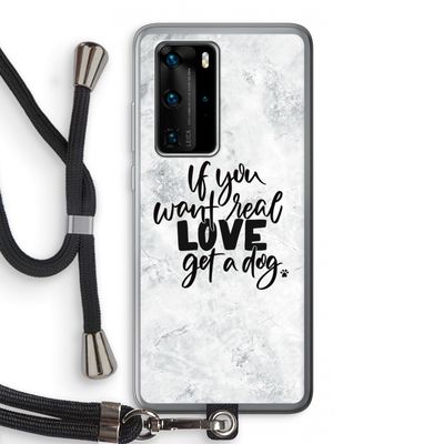 Partner in crime: Huawei P40 Pro Transparant Hoesje met koord