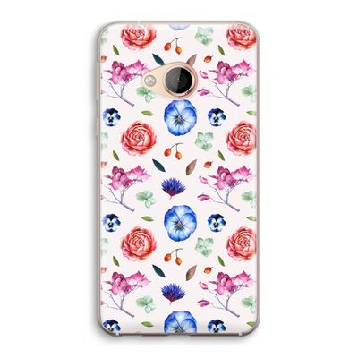 Bloemetjes: HTC U Play Transparant Hoesje