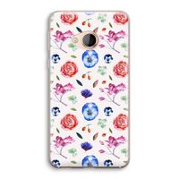 Bloemetjes: HTC U Play Transparant Hoesje