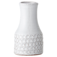 Bloomingville Vaas Yumna Vaas Wit Terracotta ø8 14cm.H - thumbnail