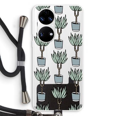 Boompje: Huawei P50 Transparant Hoesje met koord
