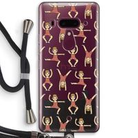 Gymboys: HTC U12+ Transparant Hoesje met koord