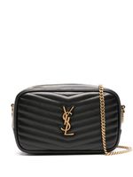 Saint Laurent sac en cuir Lou à design matelassé - Noir - thumbnail