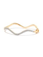 Mateo bracelet Wave en or 14ct serti de diamants