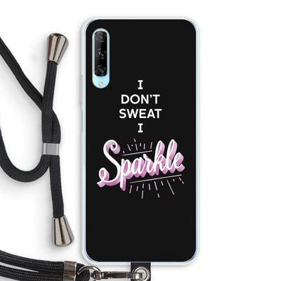 Sparkle quote: Huawei P Smart Pro Transparant Hoesje met koord