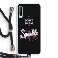 Sparkle quote: Huawei P Smart Pro Transparant Hoesje met koord