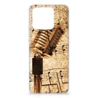 Xiaomi Redmi 10C | Siliconen hoesje | met foto Bladmuziek