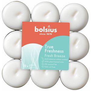 Bolsius geurtheelichten True Freshness Fresh Breeze 18 stuks