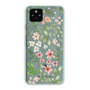 Botanical sweet flower heaven: Google Pixel 5a 5G Transparant Hoesje