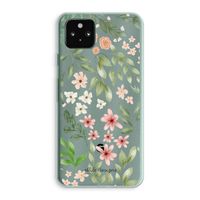 Botanical sweet flower heaven: Google Pixel 5a 5G Transparant Hoesje