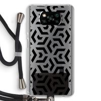 Crazy pattern: Xiaomi Poco X3 NFC Transparant Hoesje met koord