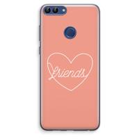 Friends heart: Huawei P Smart (2018) Transparant Hoesje