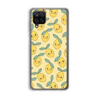 Citroenen: Samsung Galaxy A12 Transparant Hoesje