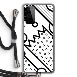 Pop Art #4: OnePlus 9 Pro Transparant Hoesje met koord