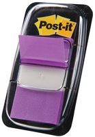 Post-it index standaard, ft 24,4 x 43,2 mm, houder met 50 tabs, paars - thumbnail