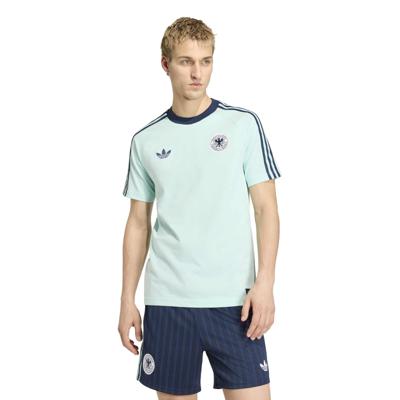 adidas Duitsland Originals T-Shirt Lichtblauw Donkerblauw Wit adidas Duitsland Originals T-Shirt Lichtblauw Donkerblauw Wit