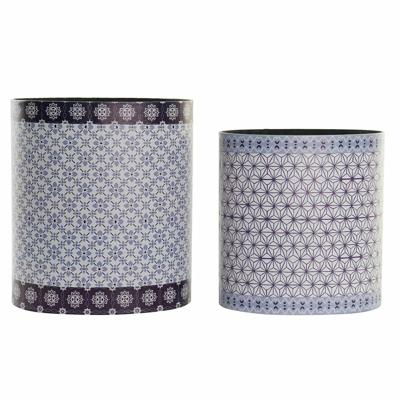 Blokkenset DKD Home Decor Blauw Hout (31,5 x 23 x 35,3 cm)