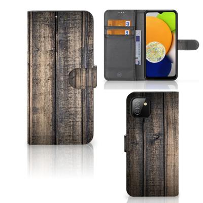 Samsung Galaxy A03 | Book Style Case | Steigerhout